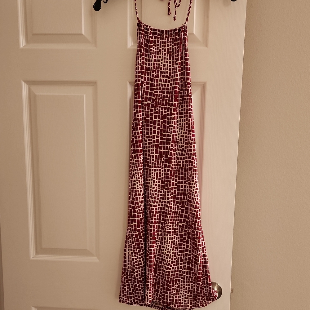 Michael Kors Sleek Self-tie Halter Dress